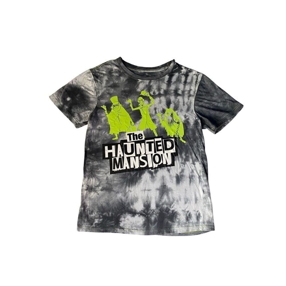 Disney Parks Haunted Mansion tie dye T-shirt XS hitchhiking ghosts